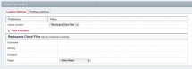 Rackspace files