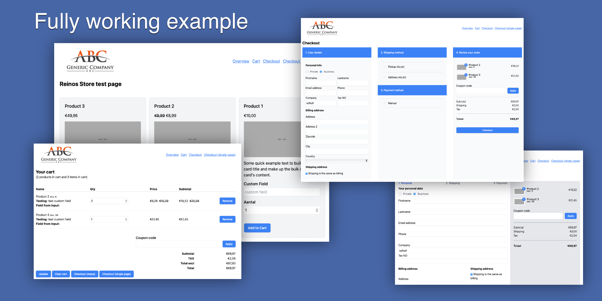 Example templates