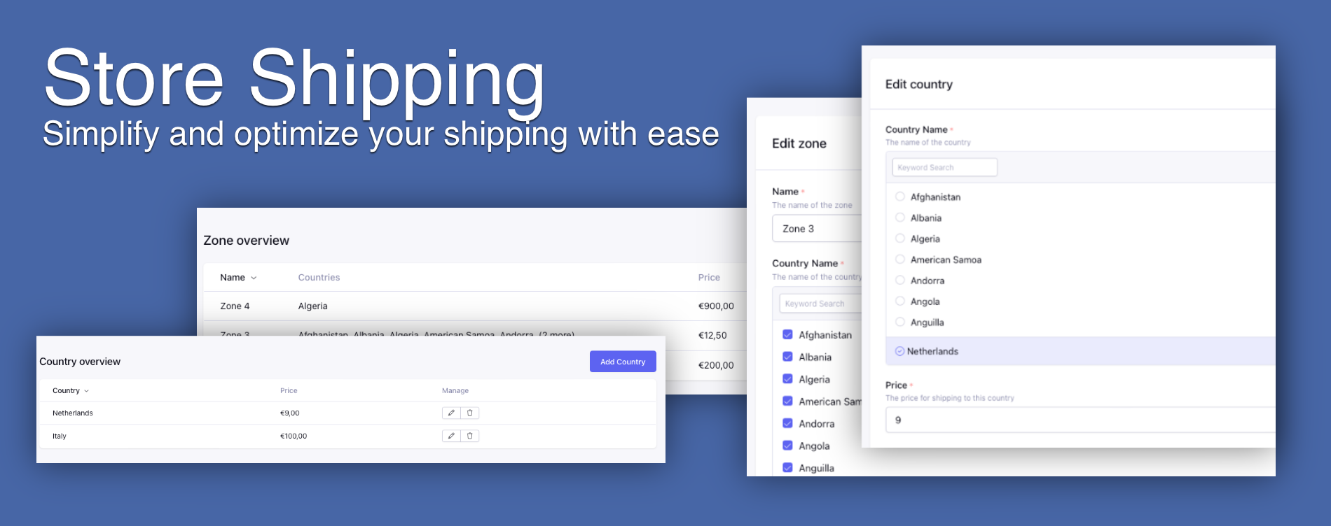 Reinos Store Shipping